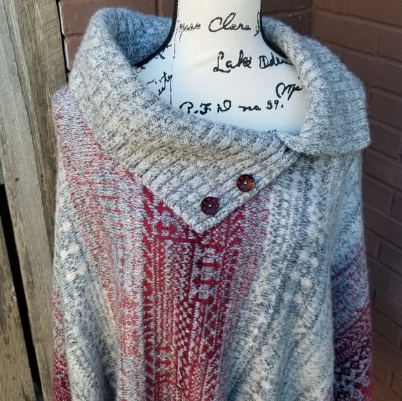 Free People Wool Poncho - Picture 6 of 9